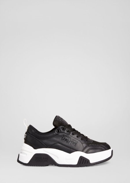 Versace Logo Low Top Sneakers Dam - 734680WHQ